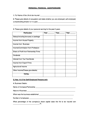 Lic Pfq Form