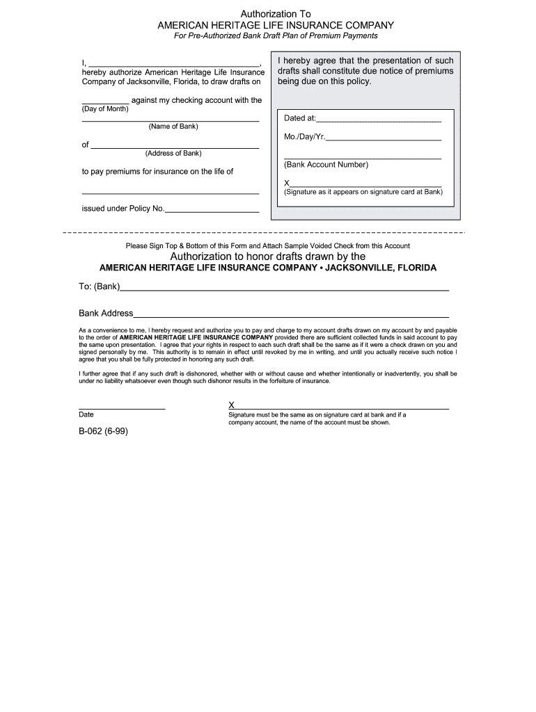 Surety Life Insurance  Form