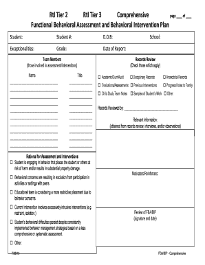 FBA BIP Comprehensive 7 22 10 Brevard County Schools  Form