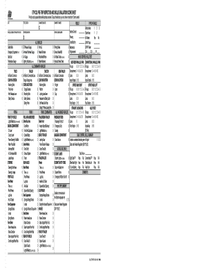 Ohio Cdl Pre Trip Inspection Evaluation Score Sheet  Form