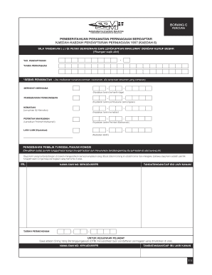 Borang Ssm  Form