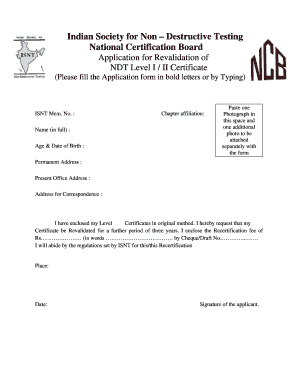 Ncb Certificate Request Letter Format