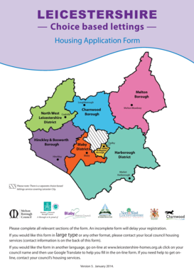 Charnwood Housing Login  Form