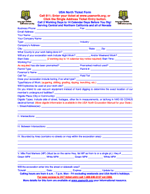 E Ticket Usa  Form