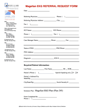 Magellan EKG REFERRAL REQUEST FORM MagellanofAZ Com