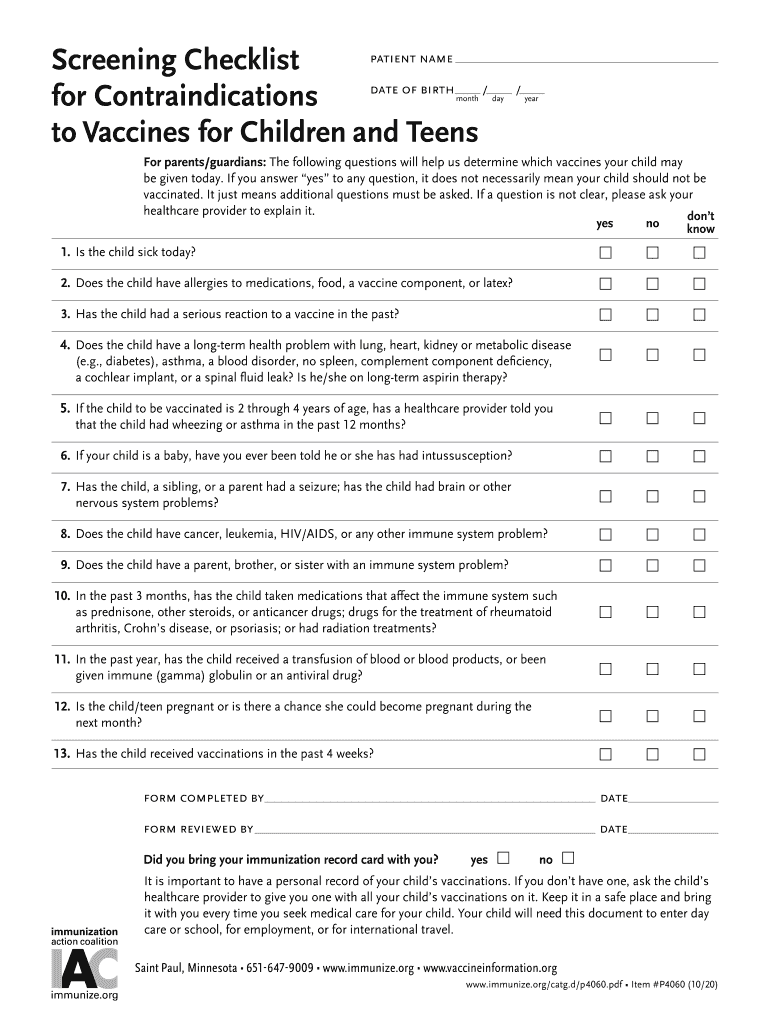  Has the Child, a Sibling, or a Parent Had a Seizure; Has the Child Had Brain or Other 2020-2024