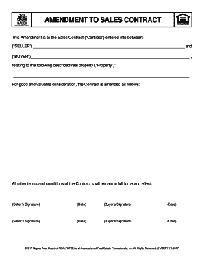 AMENDMENT to SALES CONTRACT Documents Nabor Com  Form