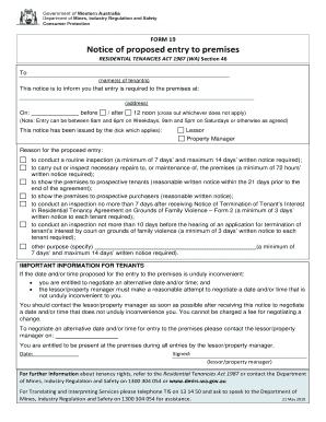 Notice Of Inspection Form - Fill Out and Sign Printable PDF Template |  signNow