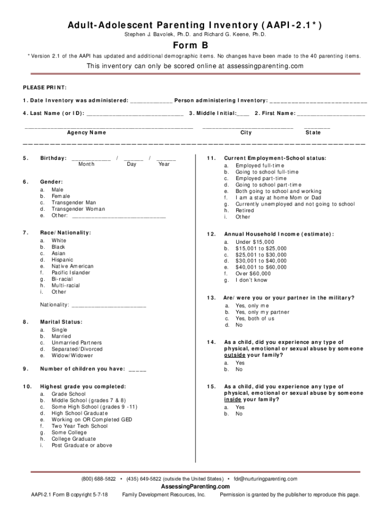 Aapi 2 1  Form