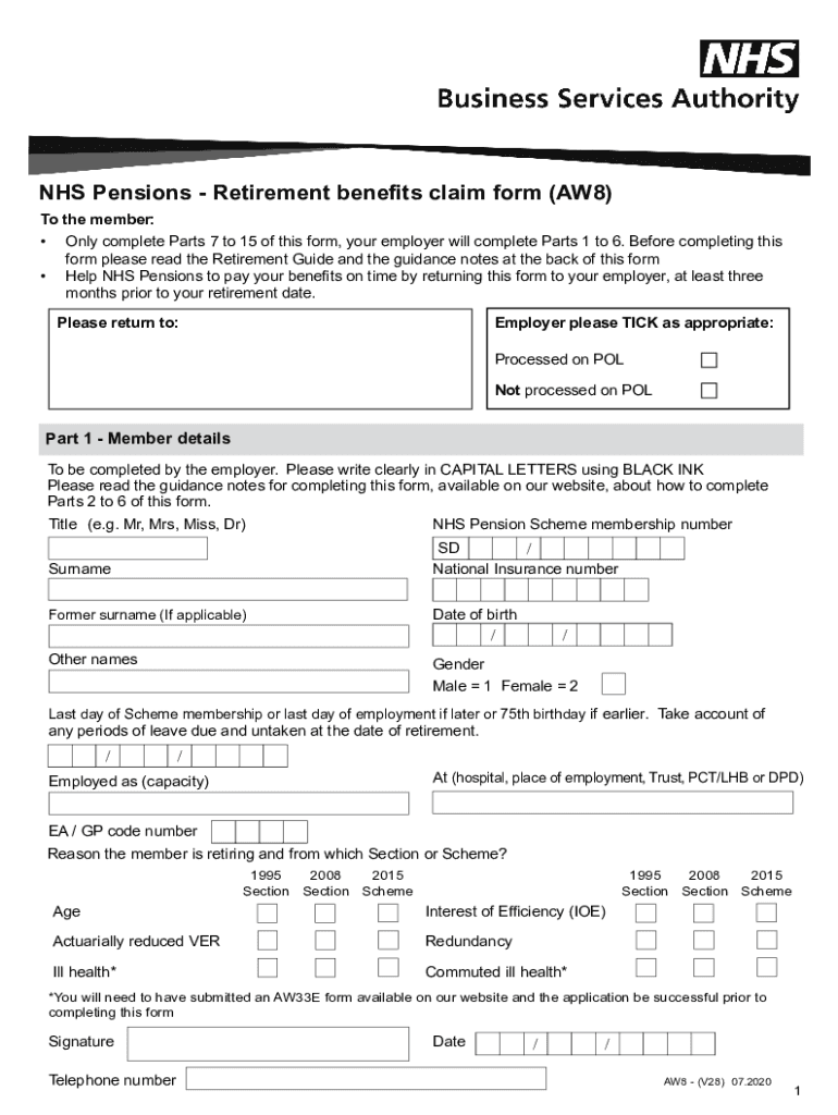  Aw8 Form 2020