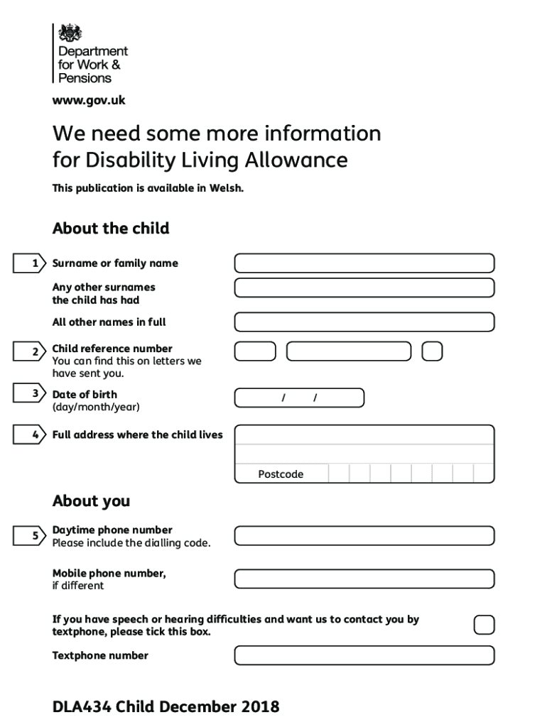 Dla434 Child December PDF  Form