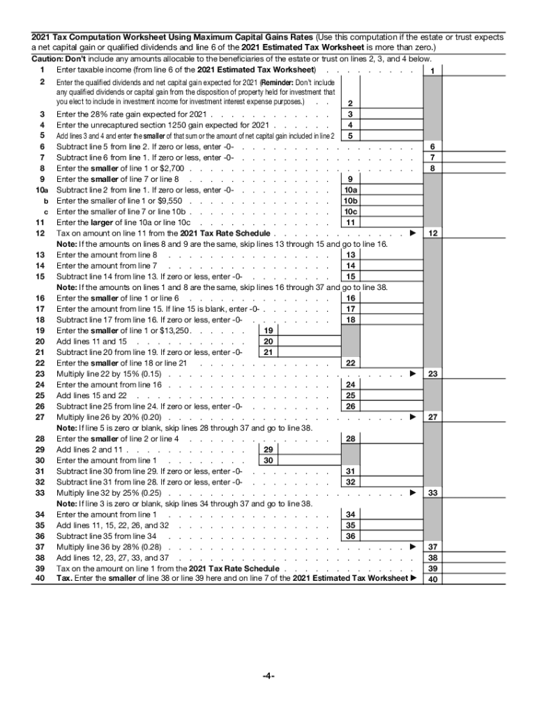 Form 1041 Es