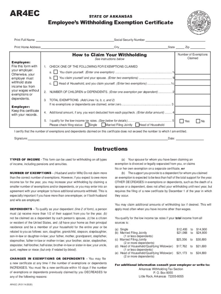  Income Tax from 2020