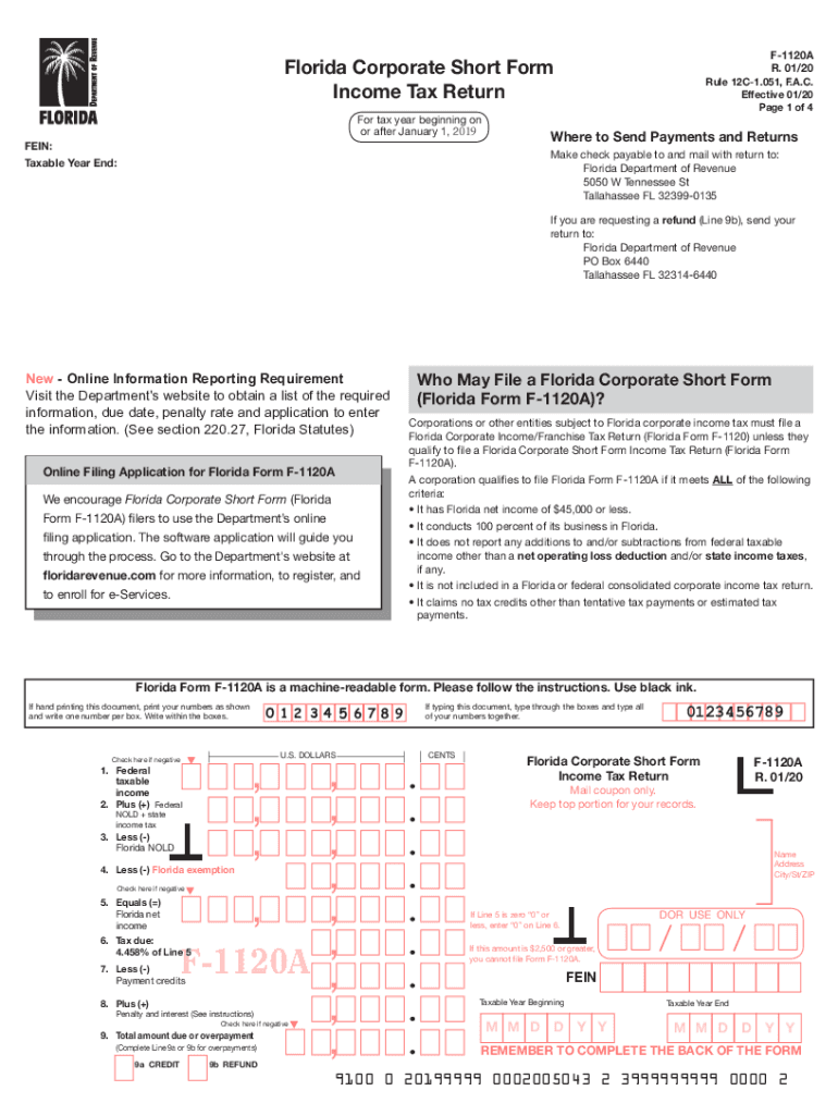  Florida Dept of Revenue ????Forms and Publications 2020