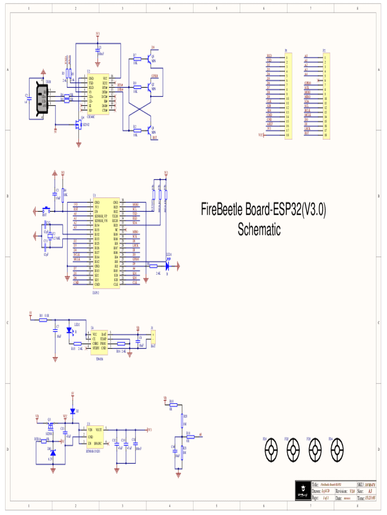 Firebeetle Esp32 E Schematic  Form