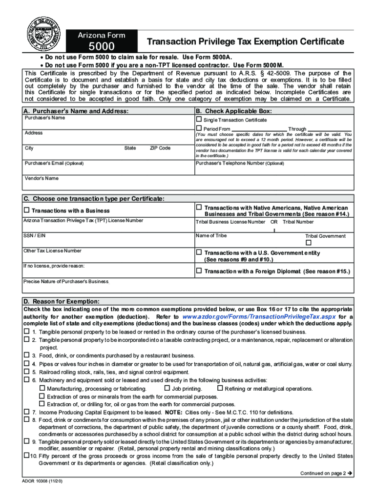  Single Transaction Certificate 2020