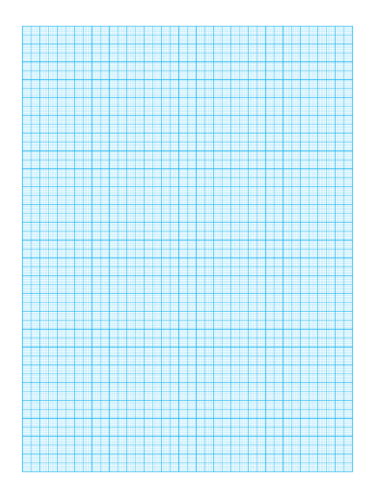 Multi Width 1mm with 5mm Semi Bold and 10mm Bold Graph Paper  Form