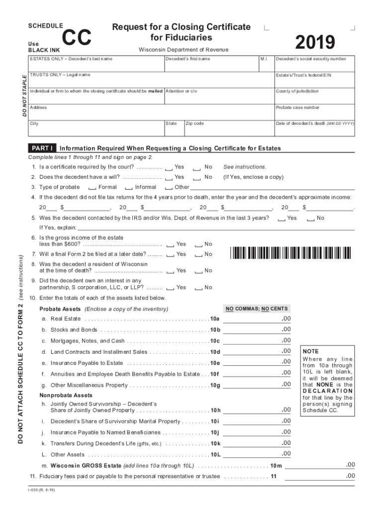  is a Certificate Required by the Court 2020