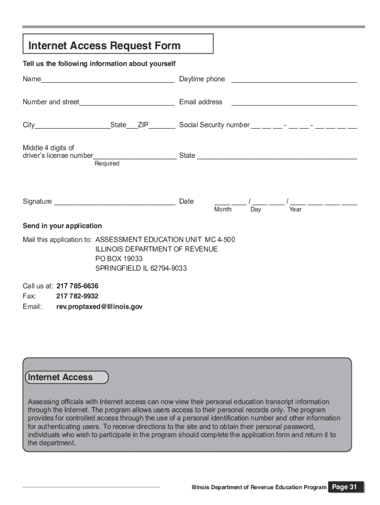 Network Access Request Form Template