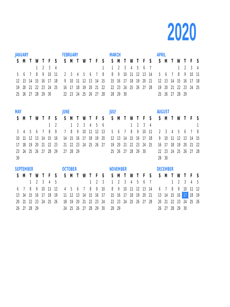 Simple Calendar Excel  Form