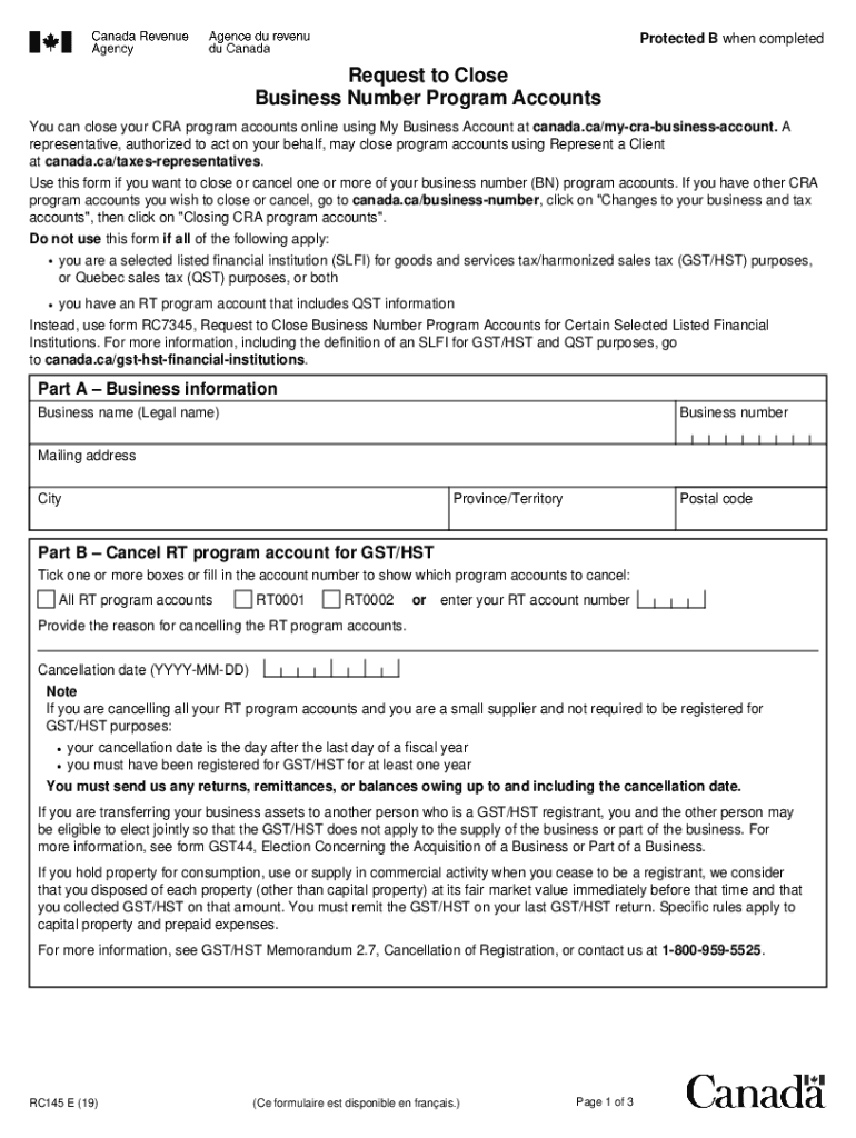 Get and Sign Camy Cra Business Account 2019-2022 Form