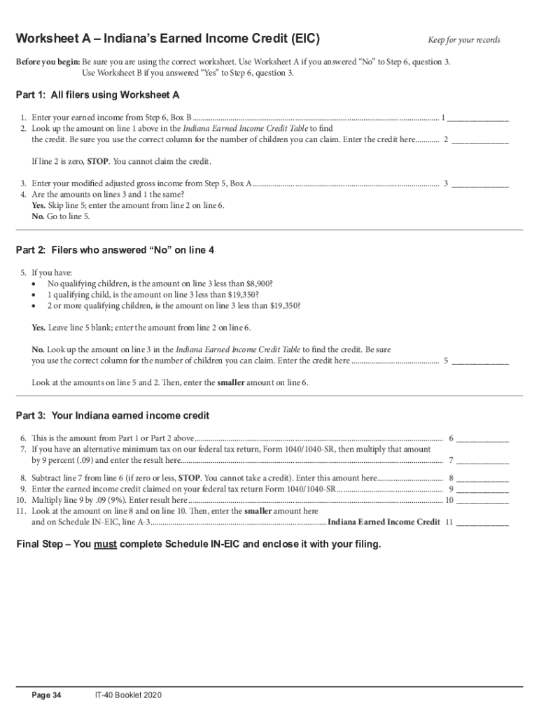  DOR Individual Income Tax Forms in Gov 2020-2024