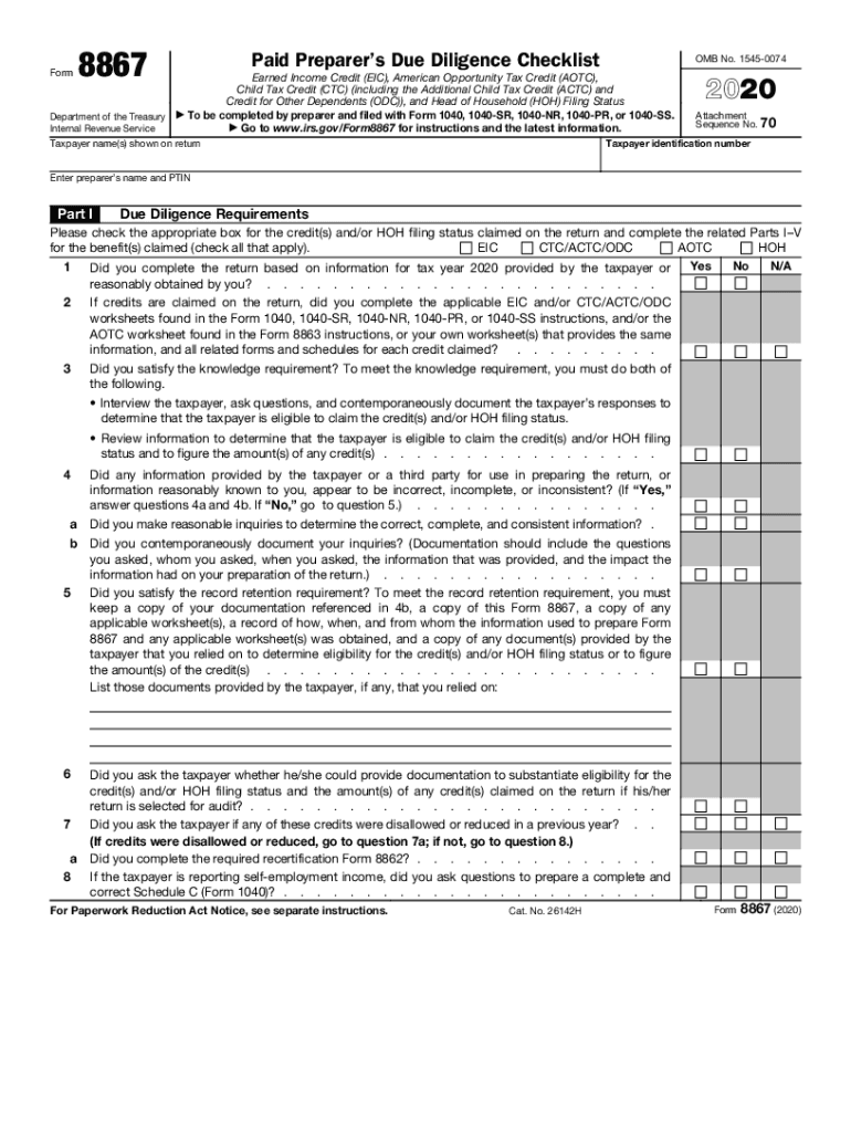  Earned Income Credit EIC, American Opportunity Tax Credit AOTC, 2020