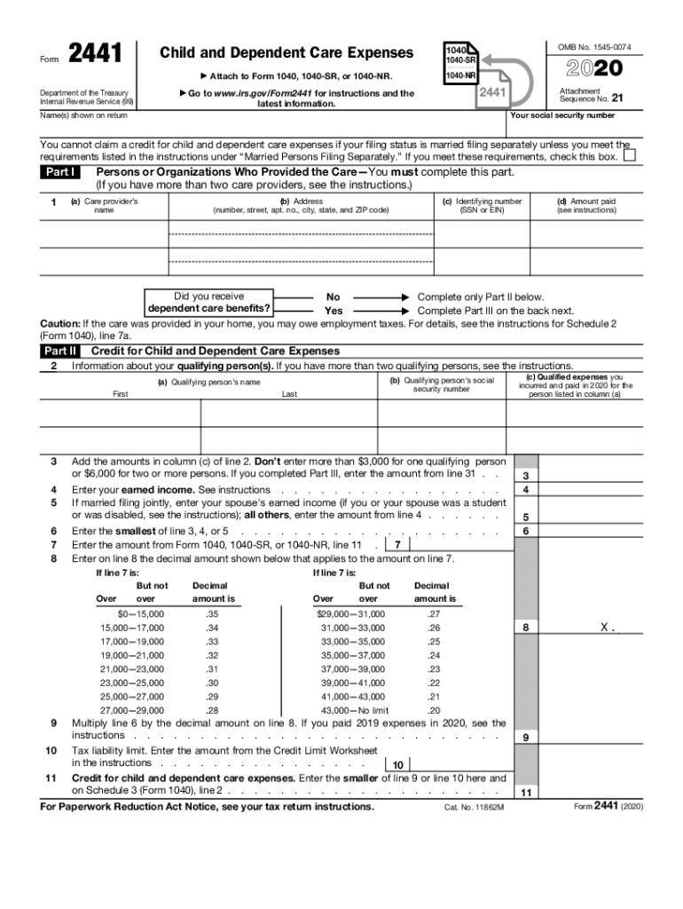 2020 2441 form