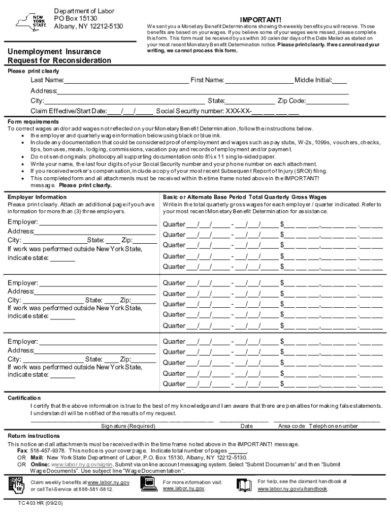  We Sent You a Monetary Benefit Determinations Showing the Weekly Benefits You Will Receive 2020-2024