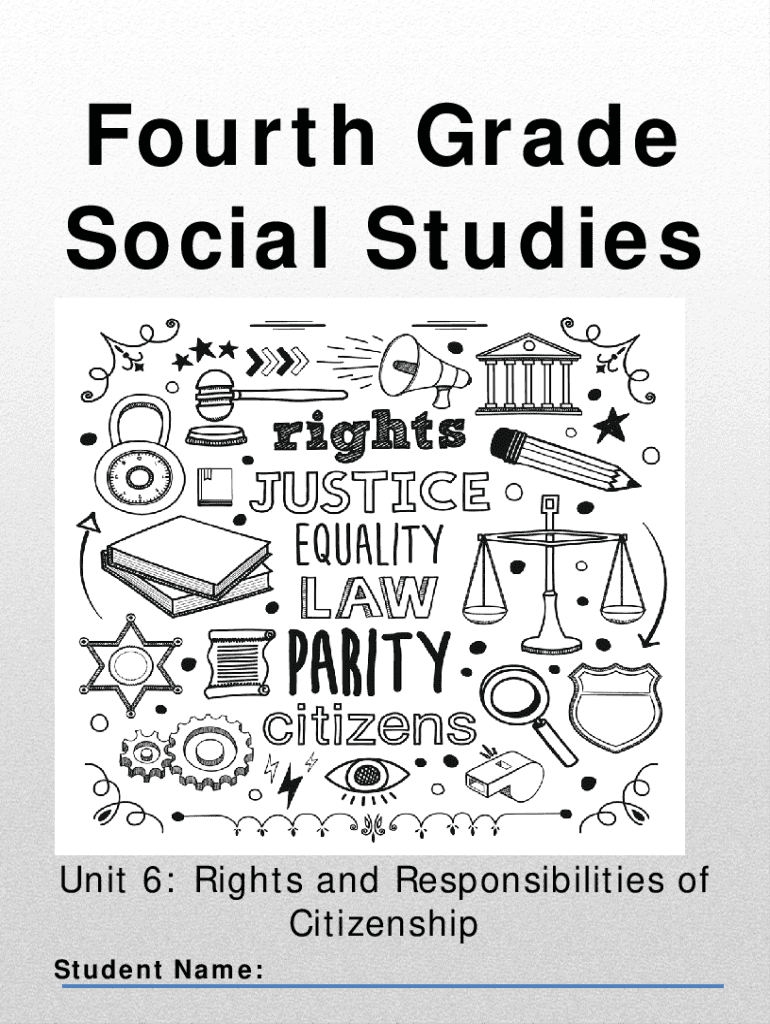 4th Grade Social Studies Worksheets  Form