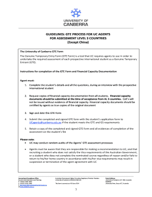 GTE Form University of Canberra Uoc Web01 Squiz