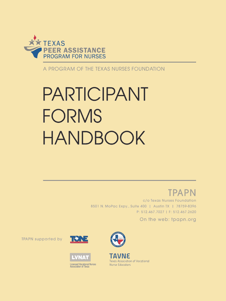  Tpapn Handbook Form 2013