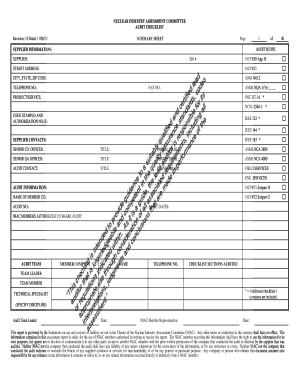 NUCLEAR INDUSTRY ASSESSMENT COMMITTEE AUDIT NIAC Niacusa  Form