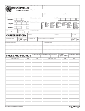 Mega Traveller Form Fillable Fill Out and Sign Printable PDF Template | signNow
