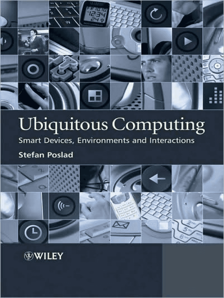 Ubiquitous Computing Smart Devices Environments and Interactions PDF  Form