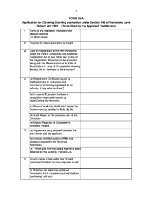 Form 15a