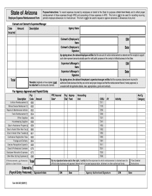 Employee Reimbursement Form