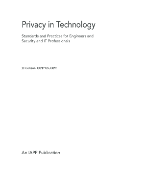 Privacy in Technology Jc Cannon PDF  Form