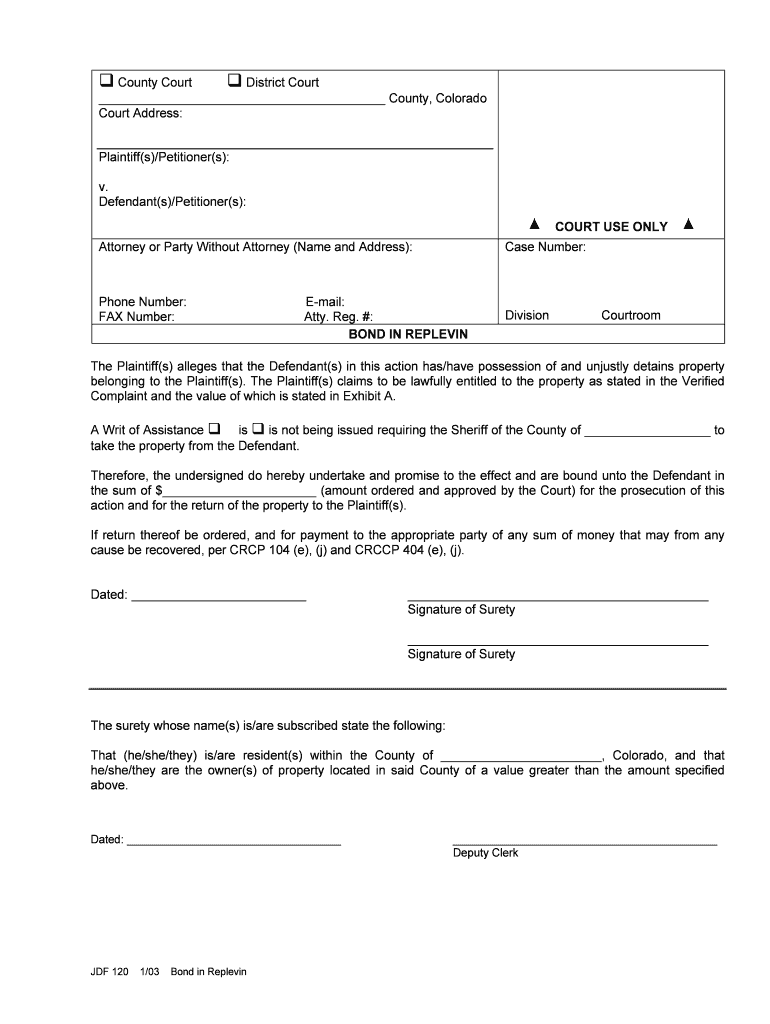 Jdf 120  Form