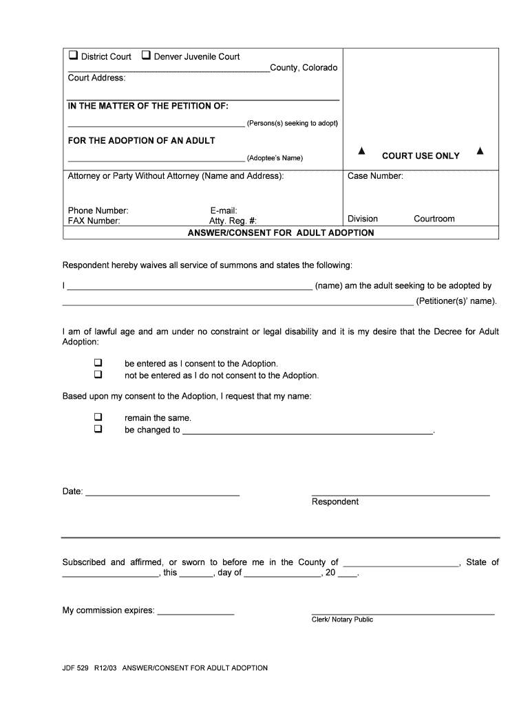 Jdf 529  Form