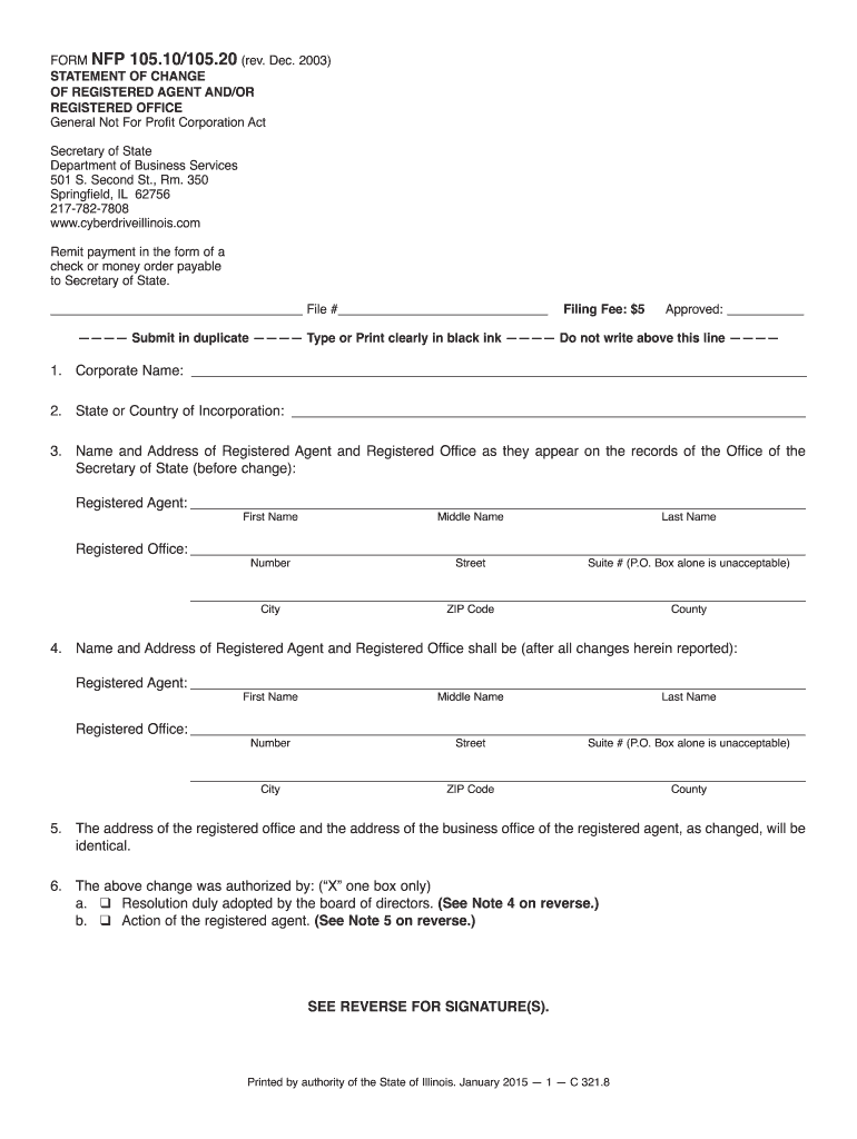 Nfp 105 10  Form