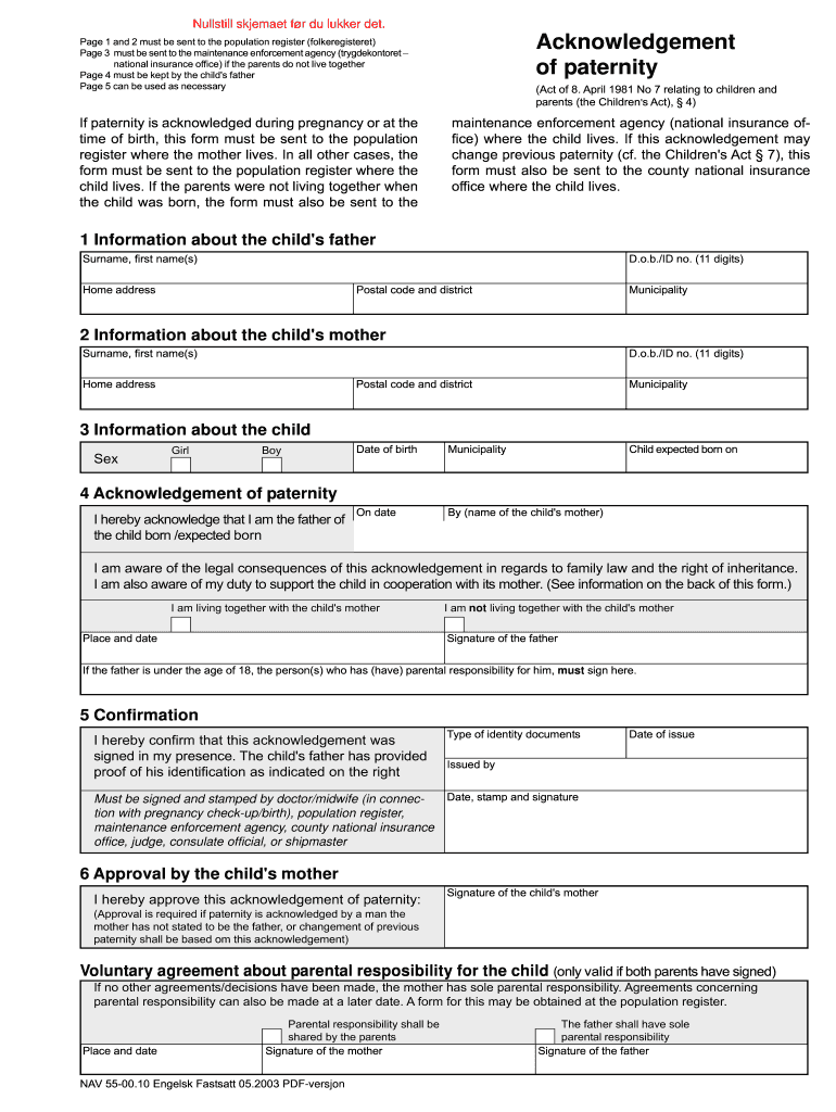 Annulment Requirements  Form