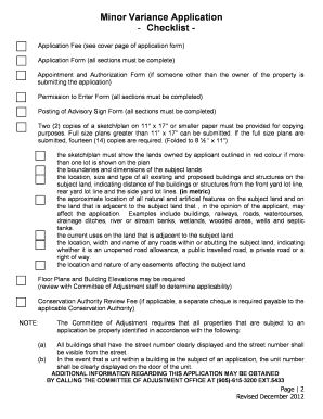 Committee of Application Form