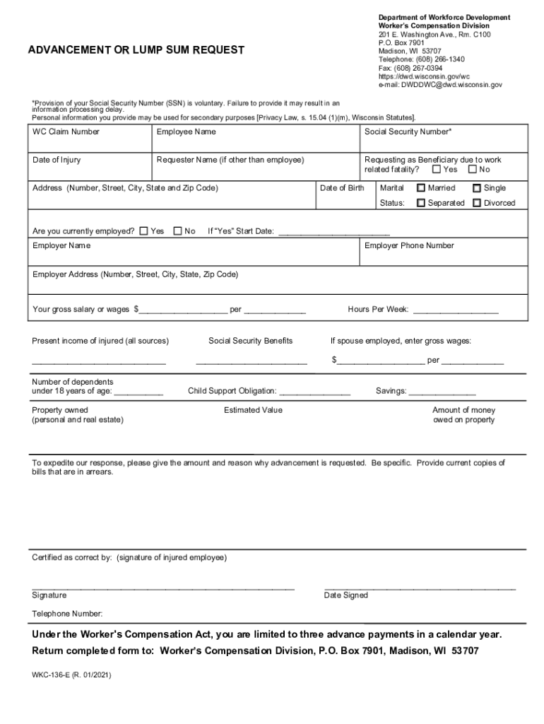  Department of Workforce Development Workers Compen 2021-2024