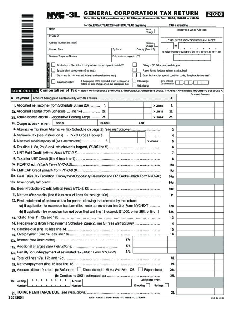 Get and Sign N Final Return Check This Box If You Have Ceased Operations in NYC 2020-2022 Form