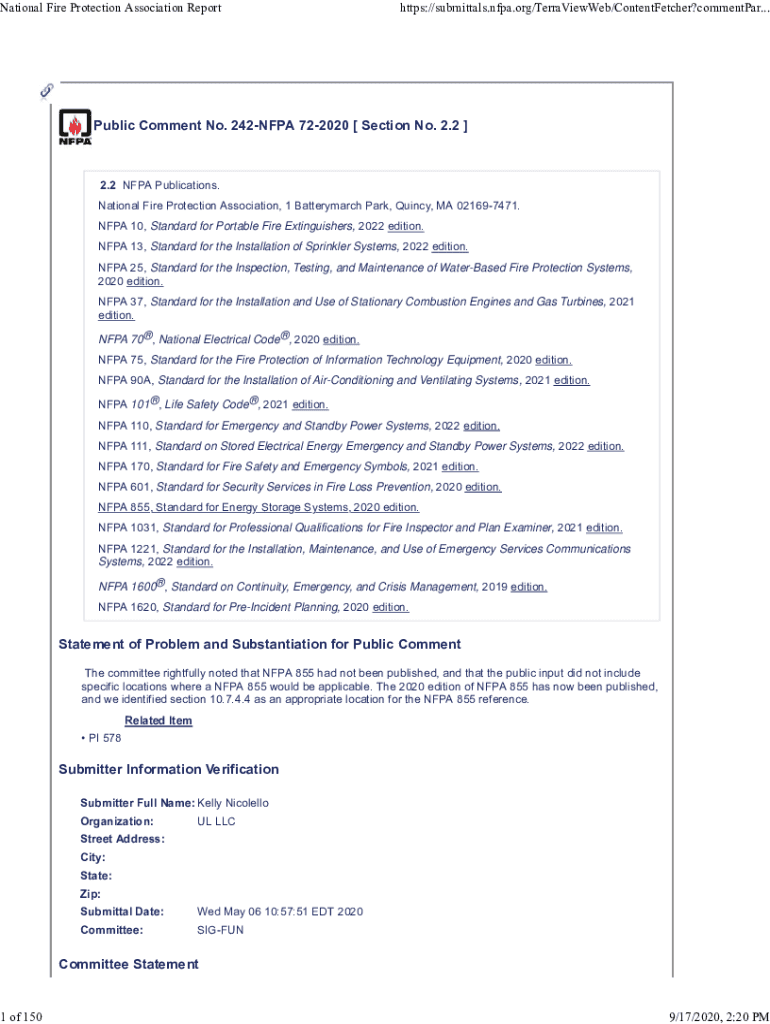 Nfpa 10 PDF Download  Form