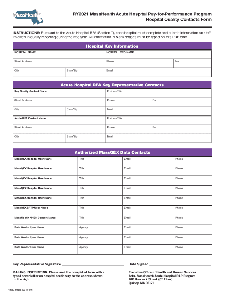  Open PDF File, 72 29 KB, for RY2021 Hospital Quality Contact Form 2021