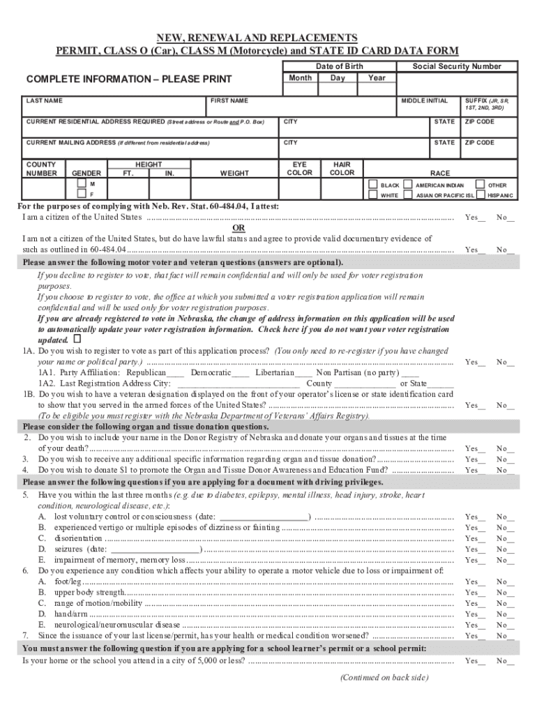  20200213034587Eng Class O Data Form Updated SOS Includes Opt Out 4 2021