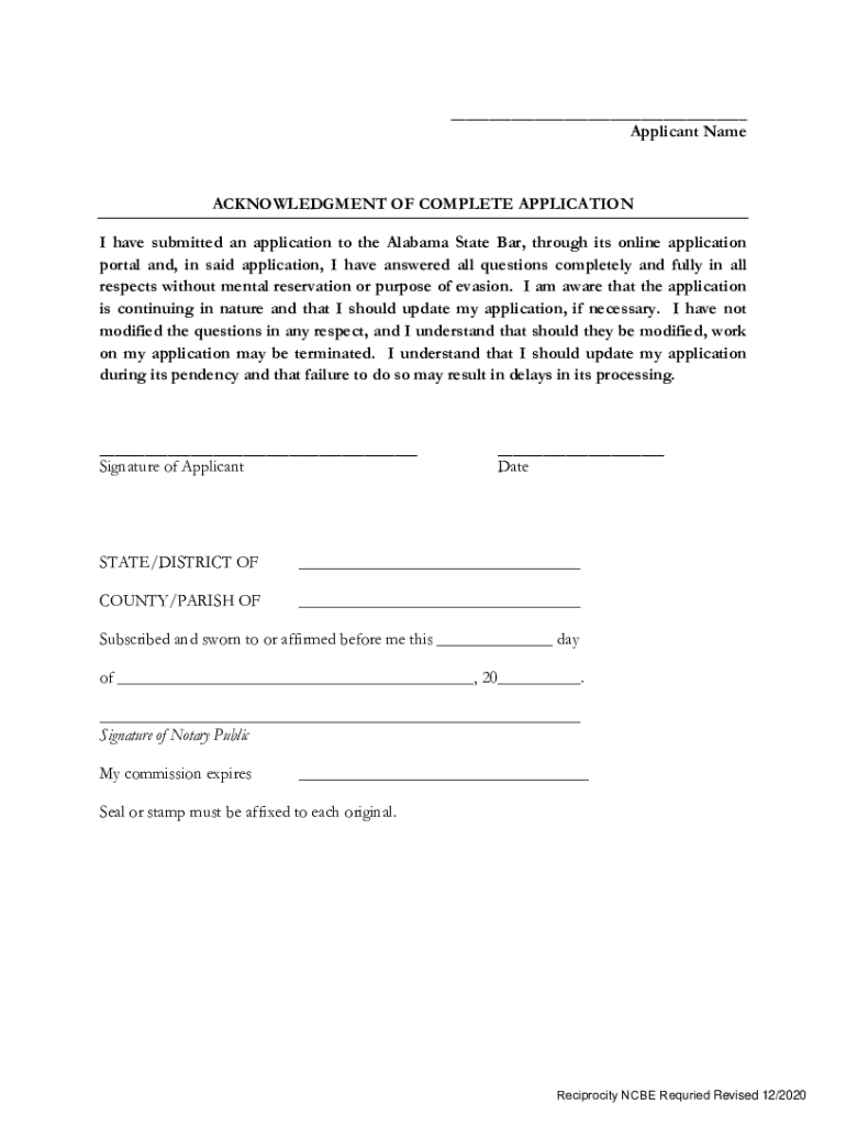  RULE III RECIPROCITY APPLICATION 2020-2024