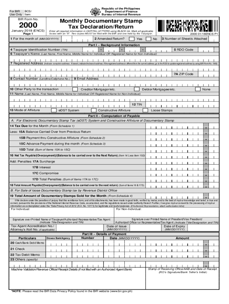  REPUBLIC of the PHILIPPINES DEPARTMENT of FINANCE BUREAU 2018-2024